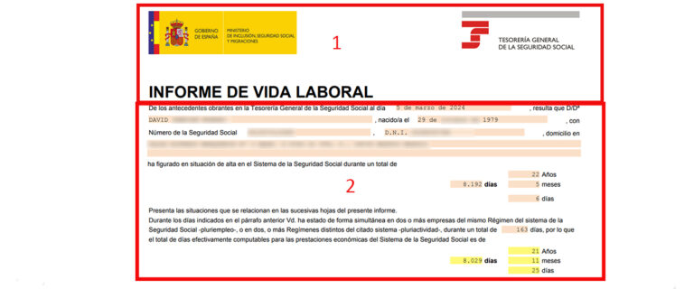 Guía para entender tu informe de vida laboral